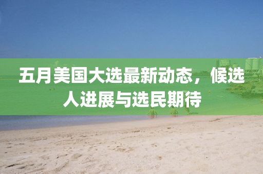 五月美國大選最新動態,候選人進展與選民期待