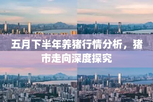五月下半年養(yǎng)豬行情分析，豬市走向深度探究