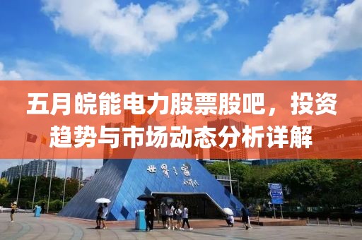 五月皖能電力股票股吧,投資趨勢與市場動態分析詳解