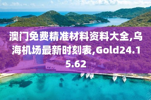 澳門免費精準材料資料大全,烏海機場最新時刻表,Gold24.15.62
