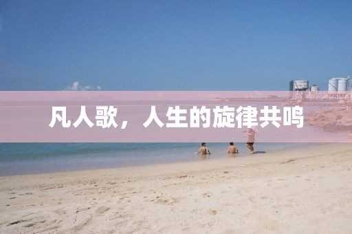 凡人歌，人生的旋律共鳴