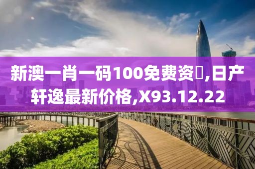 新澳一肖一碼100免費資枓,日產軒逸最新價格,X93.12.22