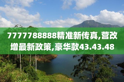 7777788888精準新傳真,營改增最新政策,豪華款43.43.48