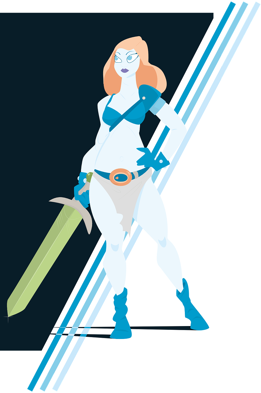 動漫美女角色圖片,探索美麗與魅力的奇幻世界